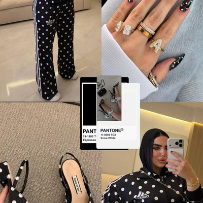 سوت منقط🤍🖤