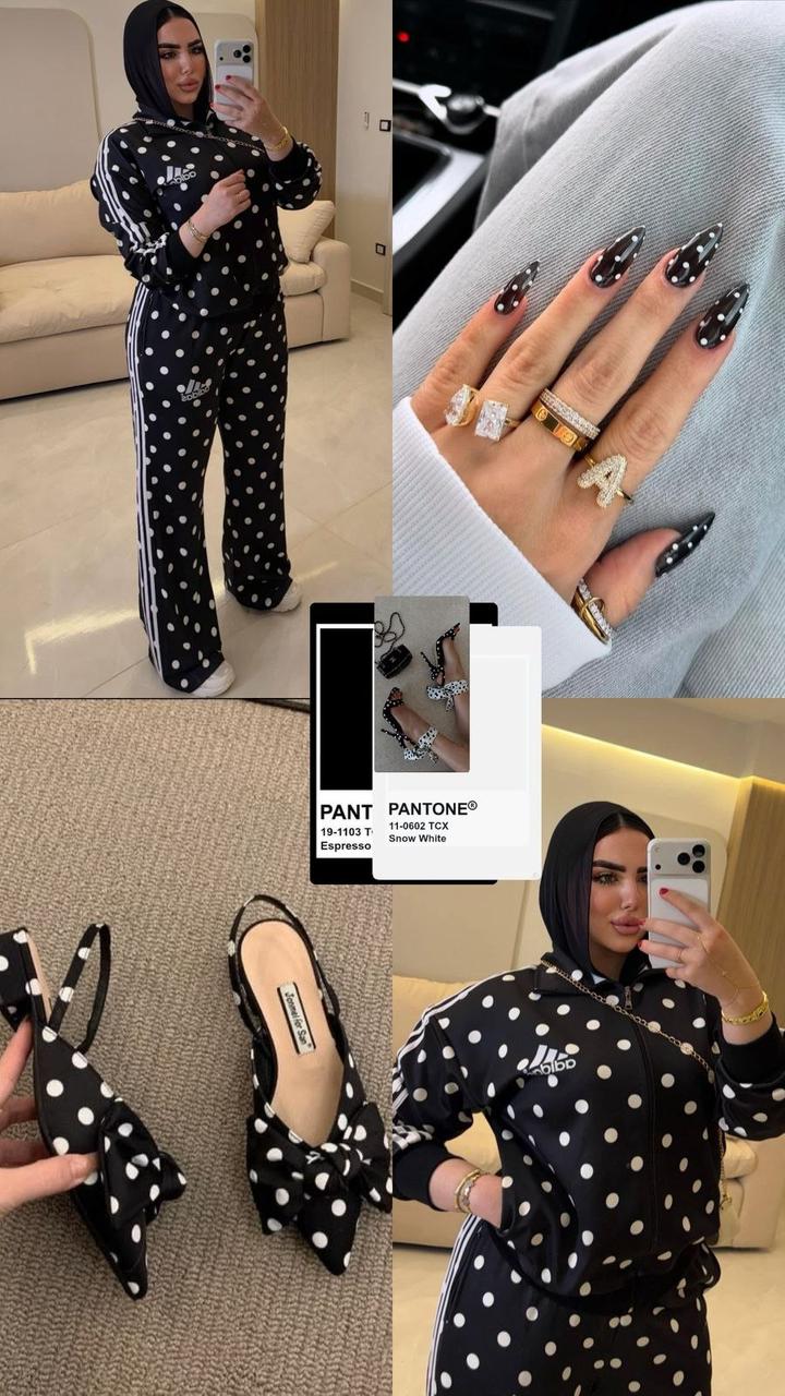 سوت منقط🤍🖤