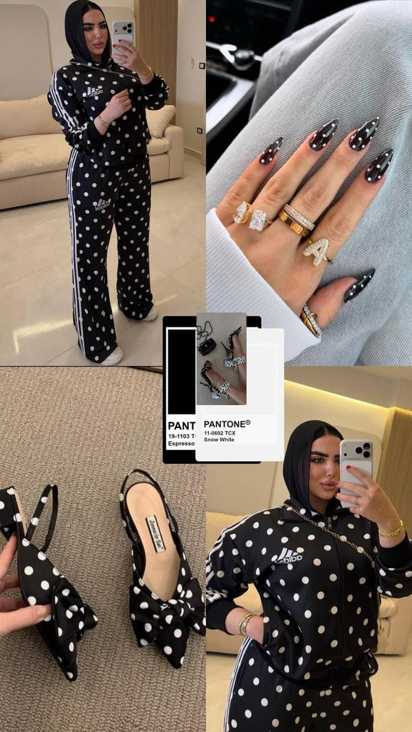سوت منقط🤍🖤